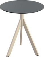 Essentials Infinity Tripod Terrastafel Zand Frame + Zwart HPL 70 cm - 140031070