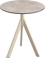 Essentials Infinity Tripod Terrastafel Zand Frame + Moonstone HPL 70 cm - 140031370