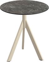 Essentials Infinity Tripod Terrastafel Zand Frame + Galaxy Marble HPL 70 cm - 140031570