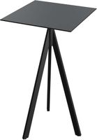 Essentials Infinity Tripod Statafel Zwart Frame + Zwart HPL 70x70 cm - 140041077