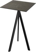 Essentials Infinity Tripod Statafel Zwart Frame + Midnight Marble HPL 70x70 cm - 140041677