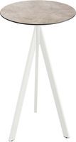 Essentials Infinity Tripod Statafel Wit Frame + Moonstone HPL 70 cm - 140051370