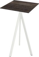 Essentials Infinity Tripod Statafel Wit Frame + Riverwashed Wood HPL 70x70 cm - 140051477
