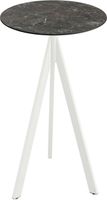Essentials Infinity Tripod Statafel Wit Frame + Galaxy Marble HPL 70 cm - 140051570