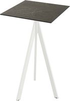 Essentials Infinity Tripod Statafel Wit Frame + Midnight Marble HPL 70x70 cm - 140051677