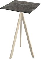 Essentials Infinity Tripod Statafel Zand Frame + Galaxy Marble HPL 70x70 cm - 140061577