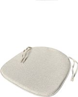 Gevuld kussen ecru voor crossback (bar)Stoel - 46x45x2cm (bxtxh) - 50100cshn - VEBA 50100CSHN