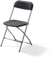 Opklapstoel Budget - Grijs/Zwart - VEBA 50110