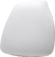 Kussen Kunstleer Wit voor napoleon/tiffany Stoel - 38,5x40x2,5cm (bxtxh) - 50400cw - veba 50400CW