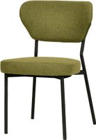 Essentials Duko Stapelbare Stoel Gestoffeerd Groen - 51022