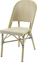 Essentials Paris Bistrostoel Rotan Bamboo Wit/Zwart - 52321