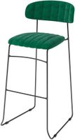 Mundo Barstoel green - Velour - fire retardant - 46,5x49x105cm (bxtxh) - 53103 - veba 53103