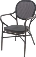 Essentials Tango Bistrostoel Textiel Weng Zwart Mesh - 56311