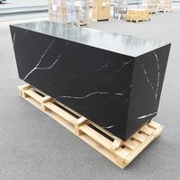 Neutral Service Unit 2000x600x900 mm With Black Belenco Quartz Countertop - 0532001