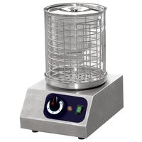 Mastro Hot Dog Verwarmer Met Pyrex Glas Bak, Capaciteit: 40 Hot Dogs | 2107G