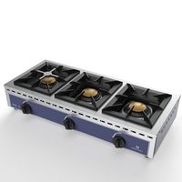 Gas Hob With 3 Burners Each 7 KW (LPG) - 2127U