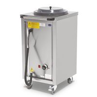 Heated Plate Dipenser Trolley For 50 Plates of Ø240-320 mm - 5000E