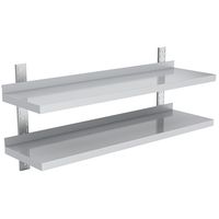 Mastro Dubbele Muurplank | 120x40cm | Met Ophangsysteem | 8526G