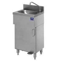 Mastro Handenwasbak Op Gesloten Kast, Voetbediend | 9011G