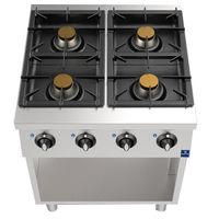 Gas Hob On Open Cabinet With 4 Burners (26,0 KW) - Mastro ACA2022
