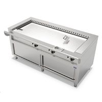 Electric Teppanyaki On Closed Cabinet, 3 Zones - Mastro AHC0012