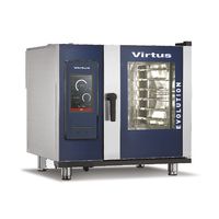Electric Combi Steamer With Boiler And Automatic Cleaning System, 6x GN1/1 - Virtus AIC0037/FN