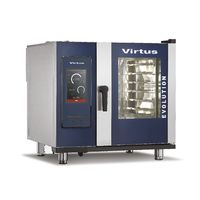Gas Combi Steamer With Boiler And Automatic Cleaning System, 6x GN1/1 - Virtus AIC0038/FN