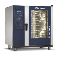 Electric Convection Oven With Direct Injection And Automatic Cleaning System, 10x GN2/1 - Virtus AIC0073/FN