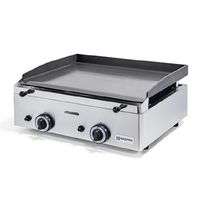 Gas Griddle Plate With 2 Grill Zones, Tabletop, Smooth Plate - AJA0004/RN