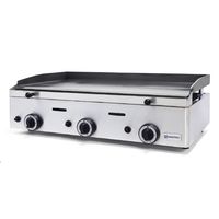 Gas Griddle Plate With 3 Grill Zones, Tabletop, Smooth Plate - AJA0005/RN