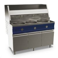 Gas Fryer 1x 13 Liter On Closed Cabinet With Door - AMZ0060