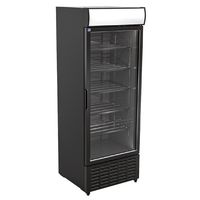 Upright Bottle Cooler 707 Liters With Glass Door and Canopy Lighting, +1°/+10°c - Color Black, Mastro BFD0023