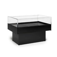 Refrigerated Self-Service Counter, Ventilated, Isle Model, +2°/+ 4°C, W=1290 Mm - black - BGB0295