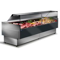 Refrigerated Meat Counter 2960 mm With Vertical Glass Front, Ventilated Cooling, 0°/+4°c, Mastro BGD0019