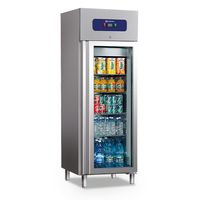 Refrigerator 400 Litres Made of Stainless Steel With Glass Door, 460x485 Mm, -2°/+8°c, Mastro BMA0013/FG