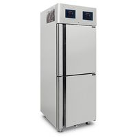 Refrigerator 350+350 Litres In Stainless Steel GN2/1, -2°/+8°C - WiFi - Virtus BMA0023/FN