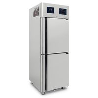 Refrigerator 350+350 Litres In Stainless Steel With 2 Temperatures GN2/1, -2°/+8°C|-10°/-22°C - WiF - Virtus BMC0012/FN