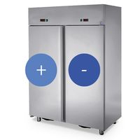 Mastro Koeling (600+600 Liter), Roestvrijstaal, Met 2 Temperaturen, 0°/+10°C -18°/-22°C | BMC0015/T