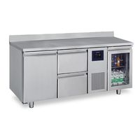 Refrigerated Counter With 3 Doors GN 1/1 and Upstand - -2°/+8°C - WiFi - BNA0037/FNWF