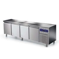 Refrigerated Counter 600 mm 4 Doors 430x325 Mm - -2°/+8°C - BNA0186