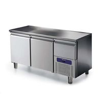 Refrigerated Counter 2 Doors GN 1/1 With Refrigerated Drawer - -2°/+8°C - BNA0202