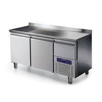 Refrigerated Counter 2 Doors GN 1/1 With Upstand and Refrigerated Drawer - -2°/+8°C - BNA0203