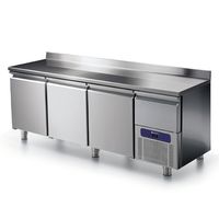 Refrigerated Counter 3 Doors GN 1/1 With Upstand and Refrigerated Drawer - -2°/+8°C - BNA0205