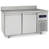 Freezer Counter For Pastry 2 Doors 600x400 mm With Granite Top With Upstand, -10°/-25°c, Virtus BNZ0003