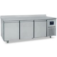 Freezer Pastry Counter 3 Doors 600x400 Mm, Stainless Steel Top With Upstand, -10°/-22°C - WiFi - Virtus BNZ0007/FNPI