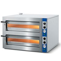 Mastro Electrische Pizza Oven Voor 4+4 Pizza'S Ø 350 Mm, Mechanisch Bediend | CAB0033/CN