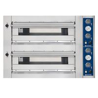 Electric Pizza Oven For 6+6 Pizzas ø 35 cm - Mechanical Control - CAB0123