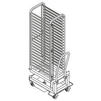 Mastro Rekkenkar Voor Schalen Voor 20X Gn 1/1 Oven | CEB201