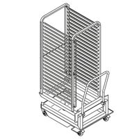 Mastro Rekkenkar Voor Schalen Voor 20X Gn 2/1 Oven | CEB202