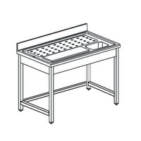 Preparation Table For Fish, W=1400 mm, Mastro DTLP714